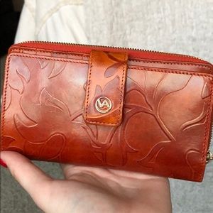 Valentina leather wallet